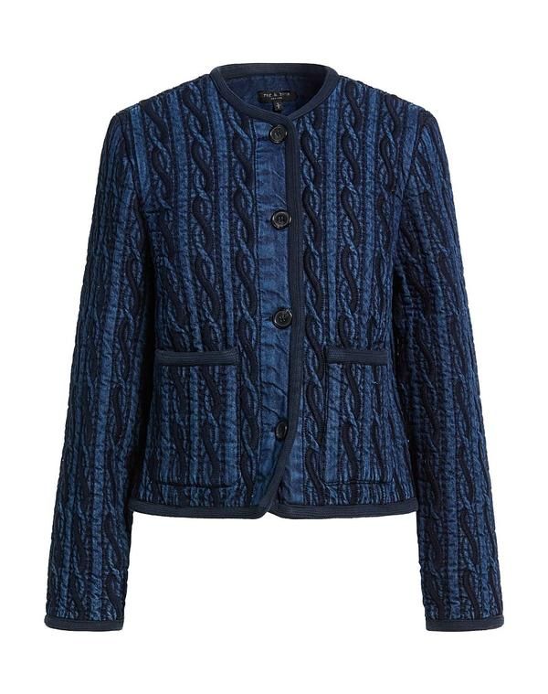 ラグアンドボーン レディース アウター ジャケット・ブルゾン RAG BONE Blue ブルー