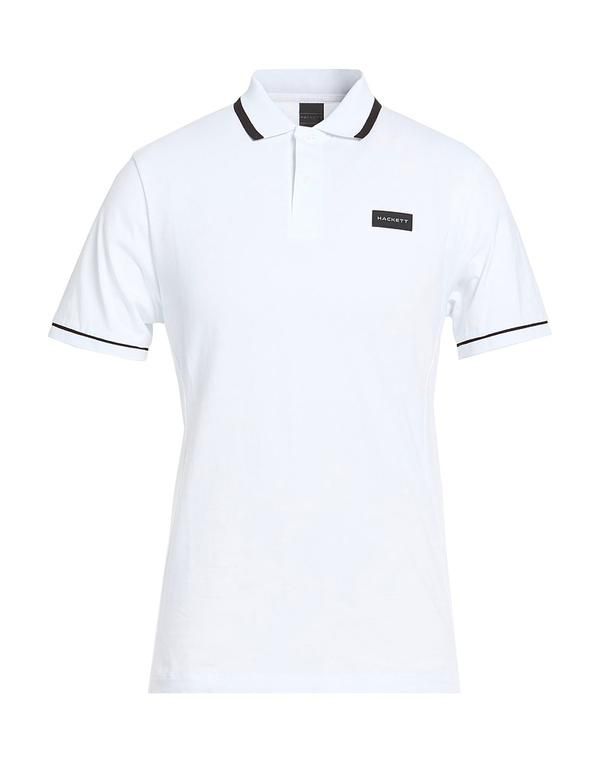 ハケット メンズ トップス ポロシャツ HACKETT White ホワイト