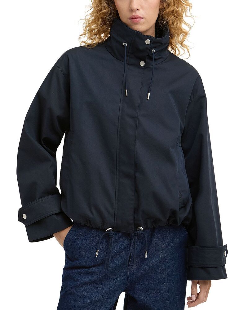 バブアー レディース アウター ジャケット・ブルゾン スタンドネック Barbour Bronwyn Funnel Neck Jacket dark navydress navy ネイビー