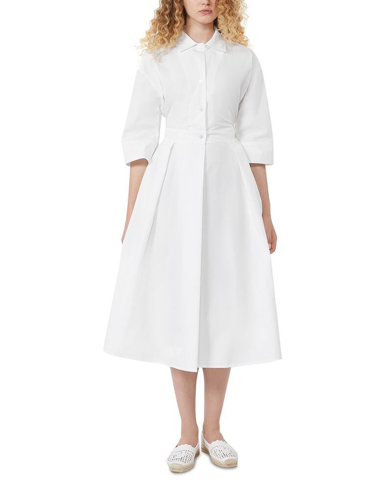 ウィークエンド マックスマーラ レディース トップス シャツ ミディ Weekend Max Mara Wkdpadana Midi Shirt Dress White ホワイト