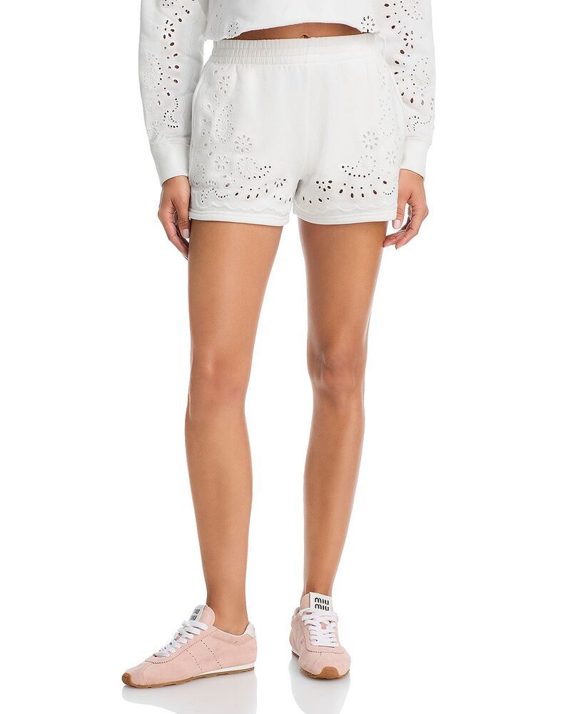 ラブスハックファンシー レディース ボトムス ハーフパンツ・ショーツ ショートパンツ LoveShackFancy Abrah Shorts True White ホワイト 35,620円