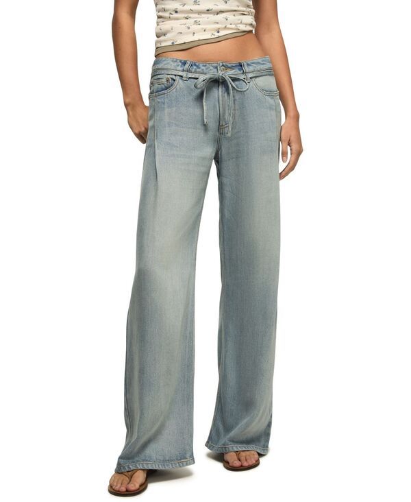 ラッキーブランド レディース ボトムス デニムパンツ ジーンズ Lucky Brand Womens WideLeg Liquidenim Luxe Palazzo Jeans Lavish Wash