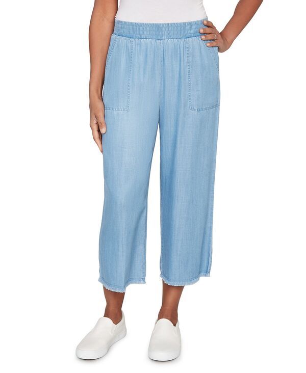 アルフレッド ダナー レディース ボトムス カジュアルパンツ プチ アンクル Alfredunner Petite WideLeg Ankle Pants Blue ブルー