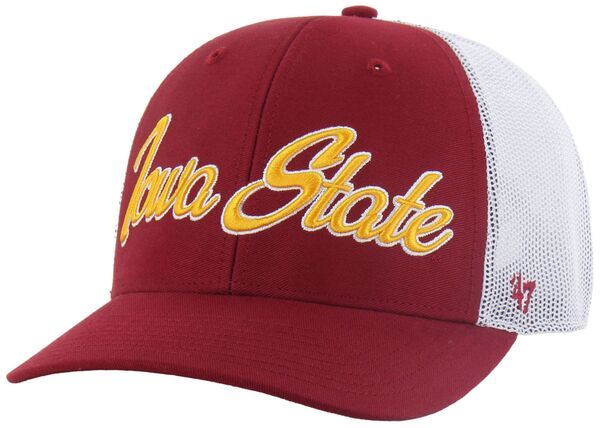 フォーティーセブン レディース アクセサリー 帽子 47 Adult Iowa State Cyclones Razored Overhand Adjustable Trucker Hat NoCol