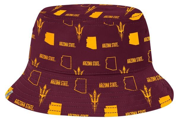 コロシアム メンズ アクセサリー 帽子 Colosseum Adult Arizona State Sun Devils Maroon Truthsayereversible Cabana Bucke