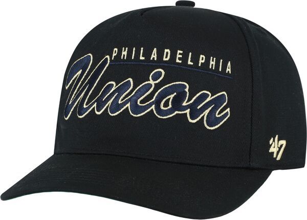フォーティーセブン メンズ アクセサリー 帽子 47 Adult Philadelphia Union Black Script Hitch Adjustable Hat NoColor ブラック 8,455円