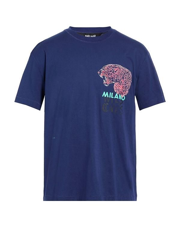 ジャストカバリ メンズ トップス Tシャツ JUST CAVALLI Navy ネイビー