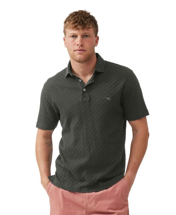 ロッドアンドグン メンズ トップス ポロシャツ コットン Rodd Gunn Mens Huntsbury Short Sleeve Ultra Soft Cotton Polo Shirt Oliv