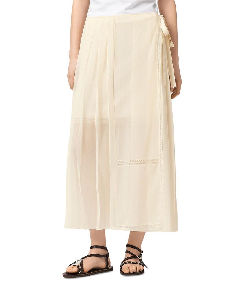 オールセインツ レディース ボトムスカート ALLSAINTS Clover Skirtofu White ホワイト