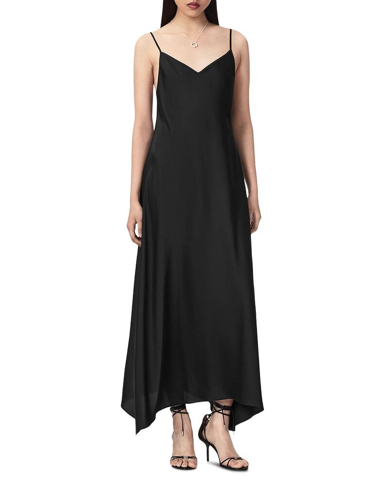 オールセインツ レディース トップス ワンピース ALLSAINTS Leona Dress Black ブラック 28,324円