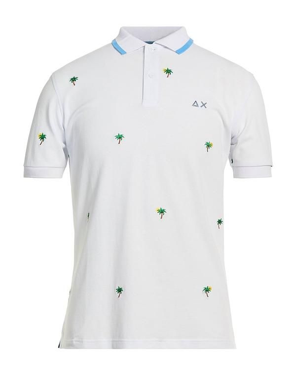 サンシックスティーエイト メンズ トップス ポロシャツ SUN 68 White ホワイト