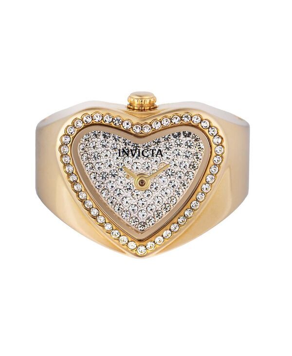 インビクタ レディース アクセサリー 腕時計 ミニ Invicta Womens 49577 Mini Quartz 2 Hand Silver White Dial Watch Gold ゴールド