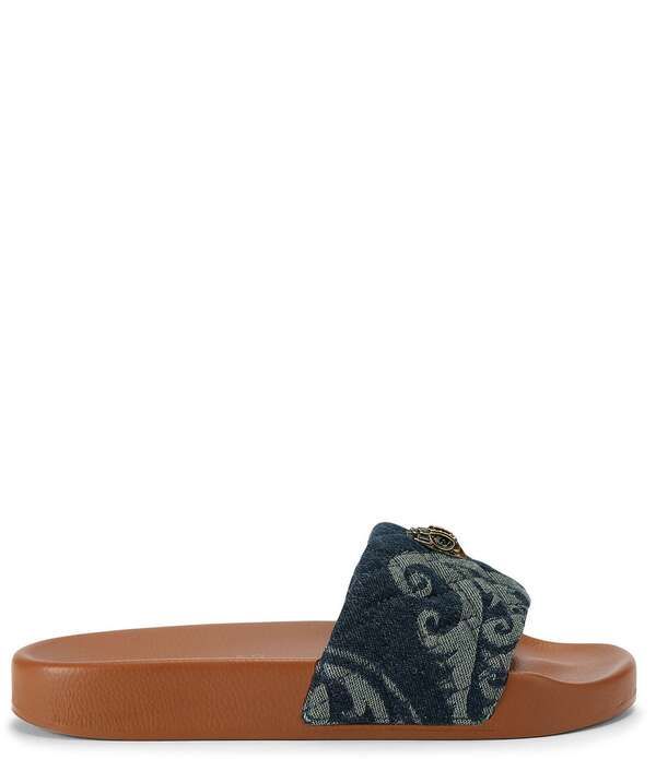カートジェイガーロンドン レディース シューズ パンプス サンダル キルティング デニム ロゴ Kurt Geiger London Meena Quilted Paisley Denim Logor 23,532円