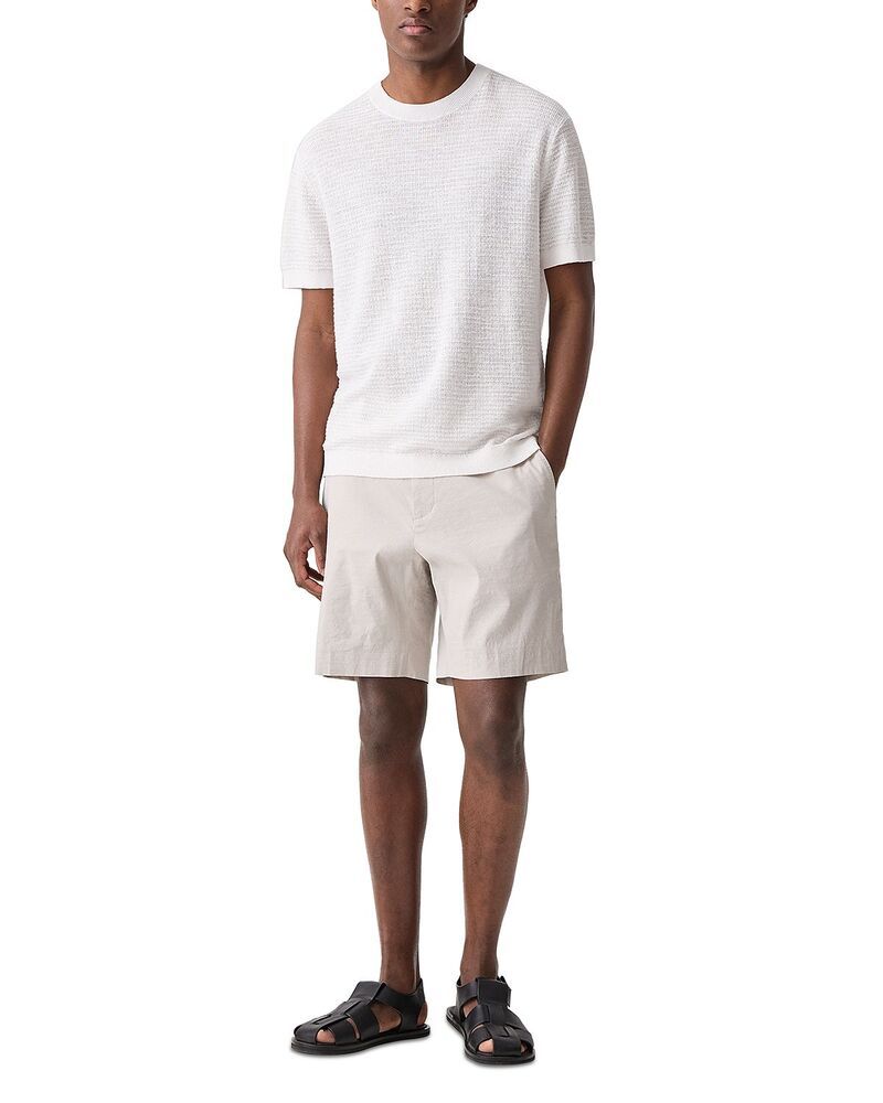セオリー メンズ トップス シャツ リネン Theory Kolbeneo Pacific Linen Blend TShirt Winter Ivory アイボリー