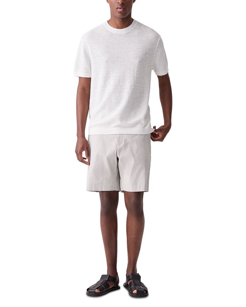 セオリー メンズ トップス シャツ リネン Theory Kolbeneo Pacific Linen Blend TShirt Winter Ivory アイボリー