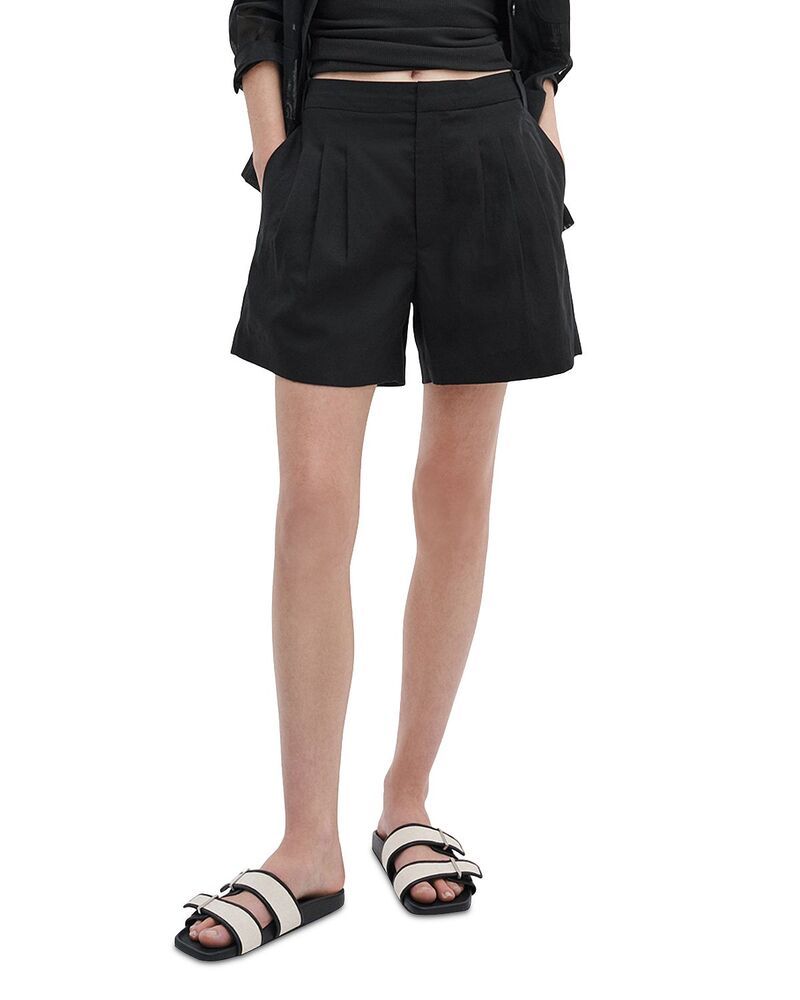 ラグアンドボーン レディース ボトムス ハーフパンツ・ショーツ ショートパンツ リネン rag bone Chappellinen Shorts Black ブラック