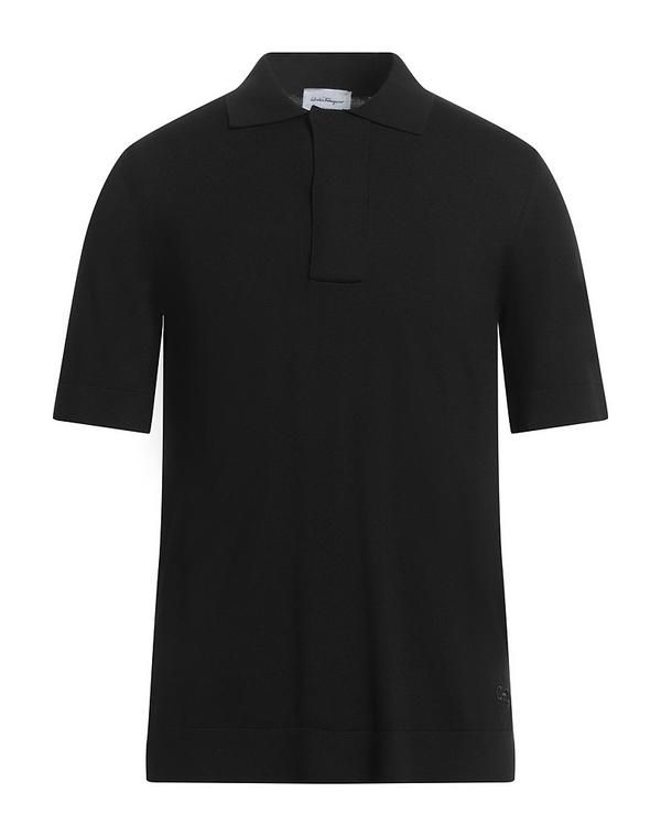 フェラガモ メンズ トップス ポロシャツ FERRAGAMO Black ブラック