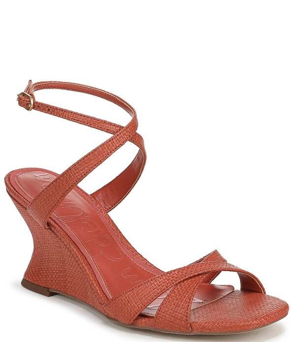サムエデルマン レディース シューズ ヒール サンダル アンクル Sam Edelman Davi Raffiankle Wrap Wedge Dressandals Coral Clay コーラル 21,868円