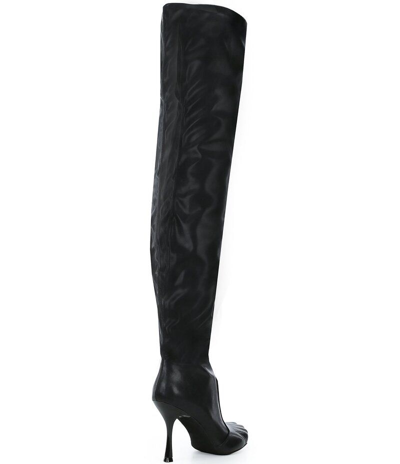 ジェフリー キャンベル レディース シューズ ブーツ・レインブーツ Jeffrey Campbell Comform2 Slouched Over The Knee Boots Black ブラック