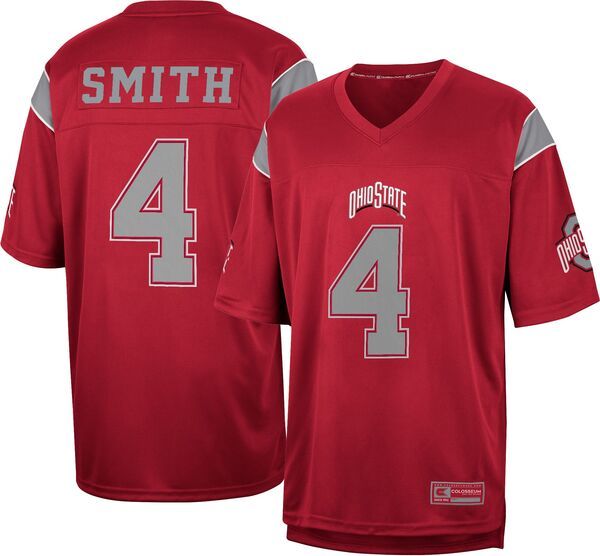 コロシアム メンズ トップス シャツ ジャージー Colosseumens Ohio State Buckeyes Jeremiah Smith 4 Red Football Jersey NoCol