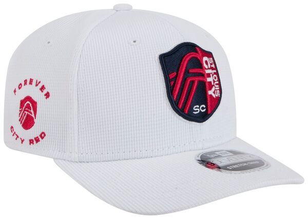 ニューエラ メンズ トップス シャツ ジャージー New Era Menst Louis City SC 2025 2026 White Jersey Hook 9Seventy Adjustable