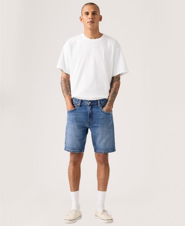 リーバイス メンズ ボトムス ハーフパンツ・ショーツ ショートパンツ Levis Mens 412 Flex SlimFit 9 Jean Shorts Run the Show 14,805円