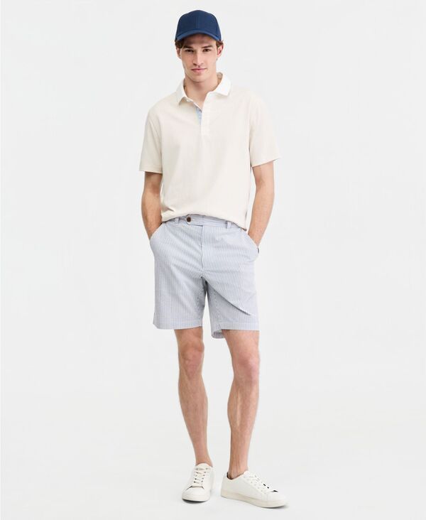 クラブルーム メンズ ボトムス ハーフパンツ・ショーツ ショートパンツ Club Roomenseersucker Shortsuit Seersucker Weathered Indigo インディ