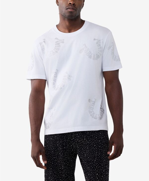 トゥルーレリジョン メンズ トップス Tシャツ True Religion Mens RegularFitShirt Optic White ホワイト