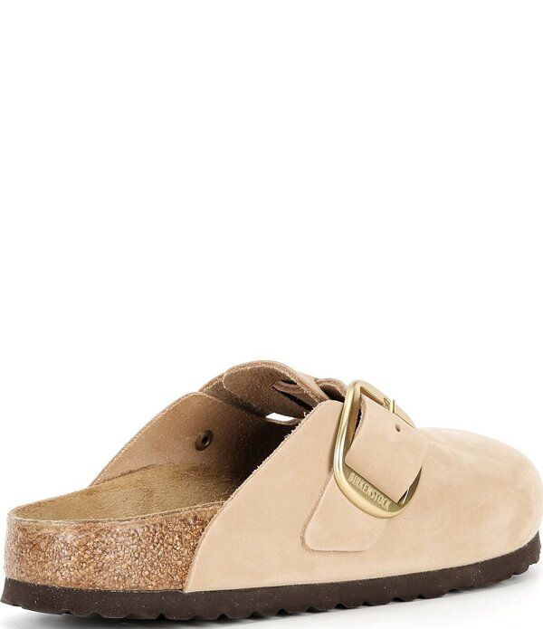 ビルケンシュトック レディース シューズ サンダル Birkenstock Womens Boston Big Buckle Nubuck Clogsandcastle