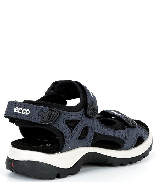 エコー レディース シューズ サンダル レザー ECCOffroad Yucatan Adjustable Strap Leather Sandals Marine