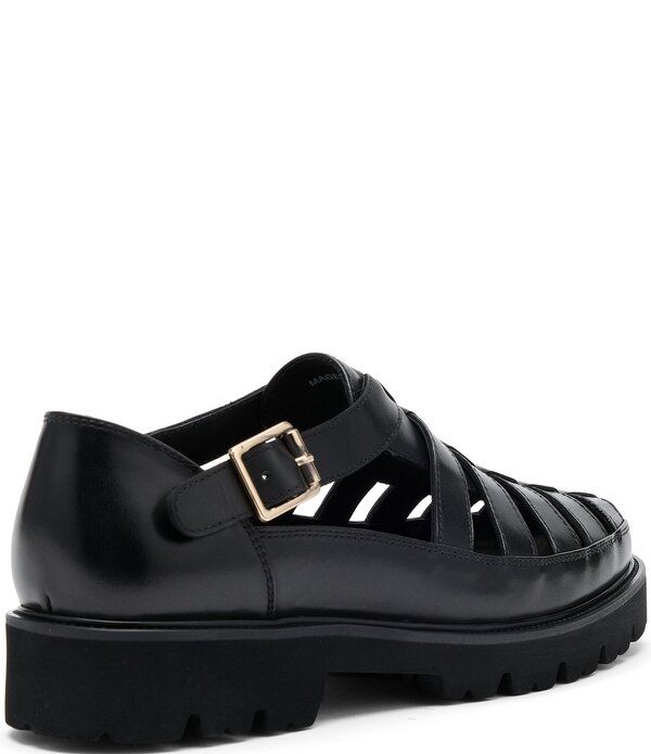 マークノーラン メンズ シューズ スリッポン・ローファー サンダル レザー Marc Nolan Mens Magellan Leather Fisherman Sandals Black ブラック 34,970円