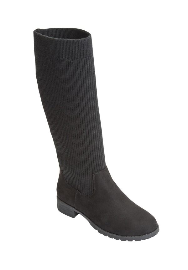 コンフォートビュー レディース シューズ ブーツ・レインブーツ Comfortview The Antonella Calf Boot Black ブラック 22,176円