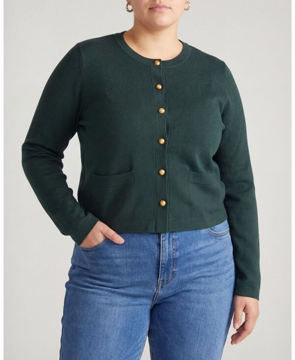 ユニバーサル スタンダード レディース アウター ニット・セーター プラスサイズ カーディガン Universal Standard Plusize Gabrielle ButtonFront Car