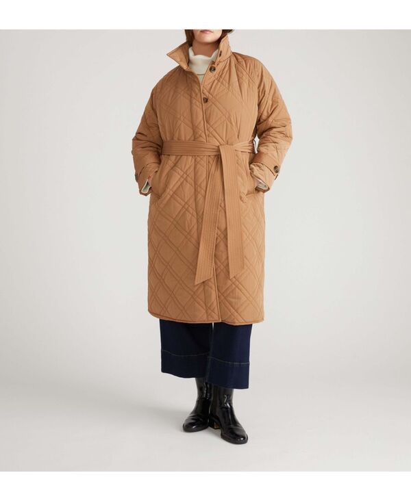 ユニバーサル スタンダード レディース アウター コート プラスサイズ キルティング Universal Standard Plusize Nehra Quilted Coat Classicamel
