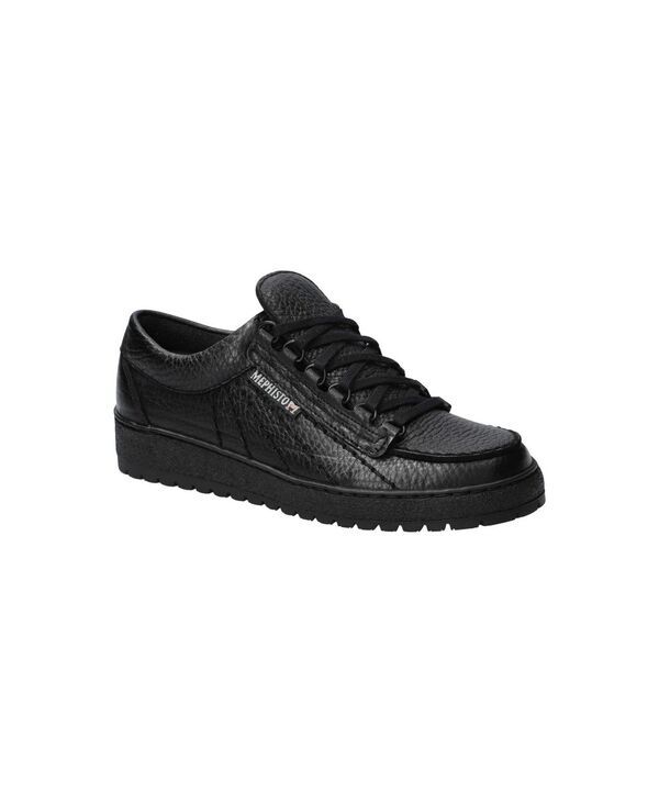 メフィスト メンズ シューズ スニーカー スエード レザー Mephisto Mens Rainbow LeatherSuede Sneakers Black ブラック