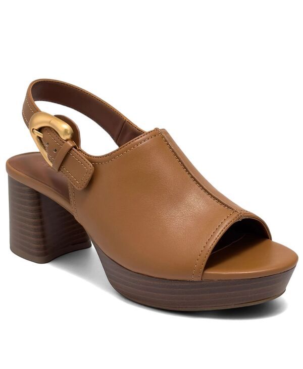 エアロソールズ レディース シューズ サンダル プラットフォーム Aerosoles Womens Chancey Buckle Platform Sandals Tan タン