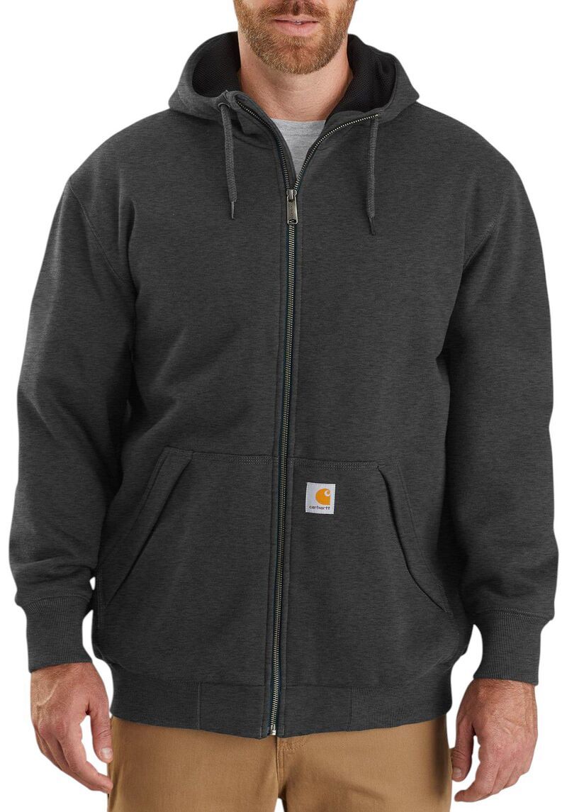 カーハート メンズ アウター ジャケット・ブルゾン パーカー Carhartt Mens Rain Defender Loose Fit MidweighthermalLined FullZip Ho