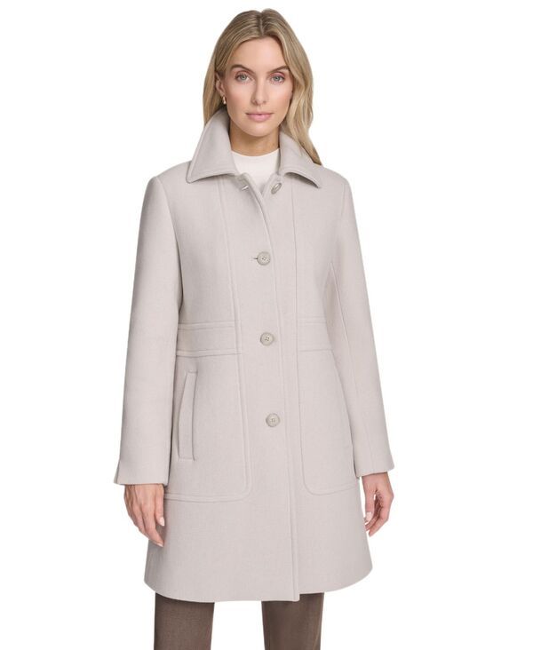 アンドリューマーク レディース アウター コート ウール Andrew Marc Womens Emmeline Wool Blend Slim Coat Pearl パール