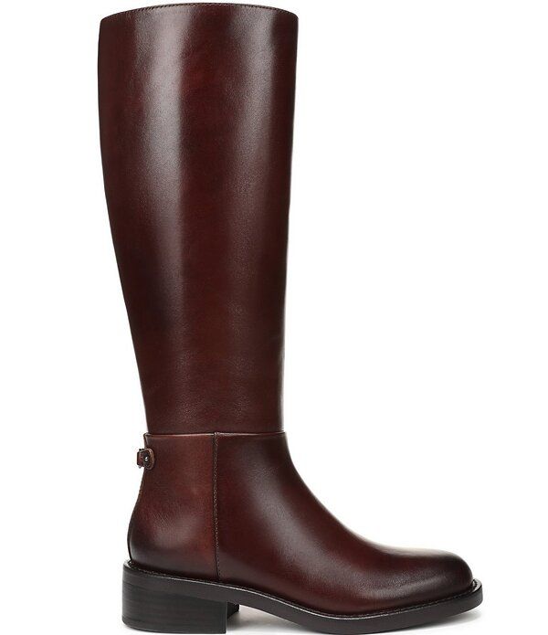 サムエデルマン レディース シューズ ブーツ・レインブーツ トール レザー Sam Edelman Milla Leather Tall Riding Boots Dark Brown ブラウン
