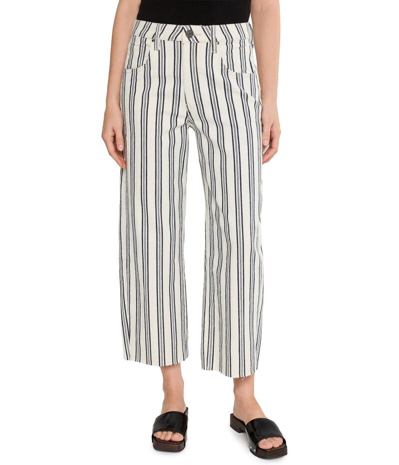 カットフロムザクロス レディース ボトムス デニムパンツ ワイドレッグ Kut From The Kloth Gwen HighRise Slouchy Wide Leg NavyIvory アイボリ 22,485円