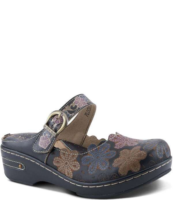 ラリティステ レディース シューズ サンダル フラワー柄 フラワー LARTISTE Flochino Floral Mule Clogs Black ブラック 29,120円