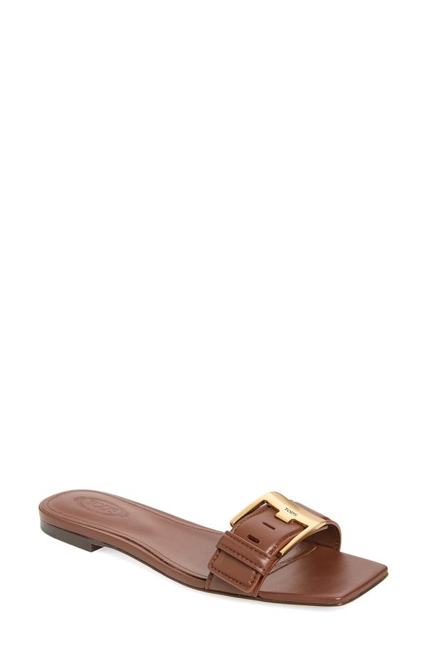 トッズ レディース シューズ スニーカー サンダル Tods Buckle Slide Sandal Women MOGANO