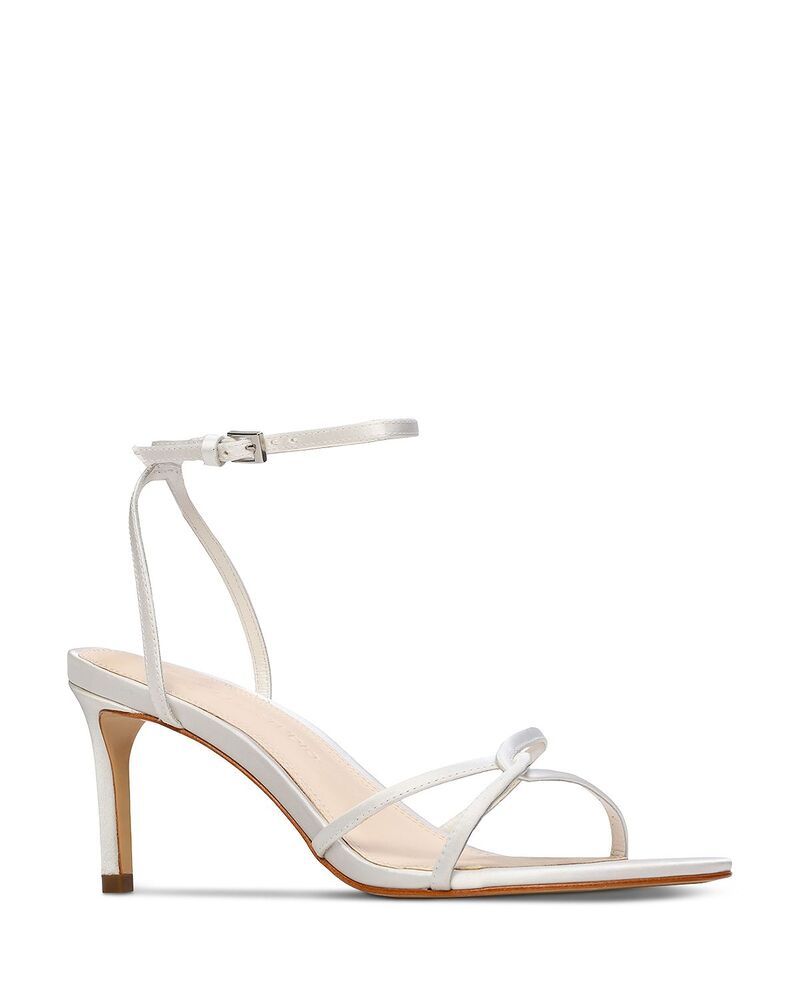 ブラックスエードスタジオ レディース シューズ サンダル Black Suede Studio Womenstrappy Sandals White Satin ホワイト 62,590円