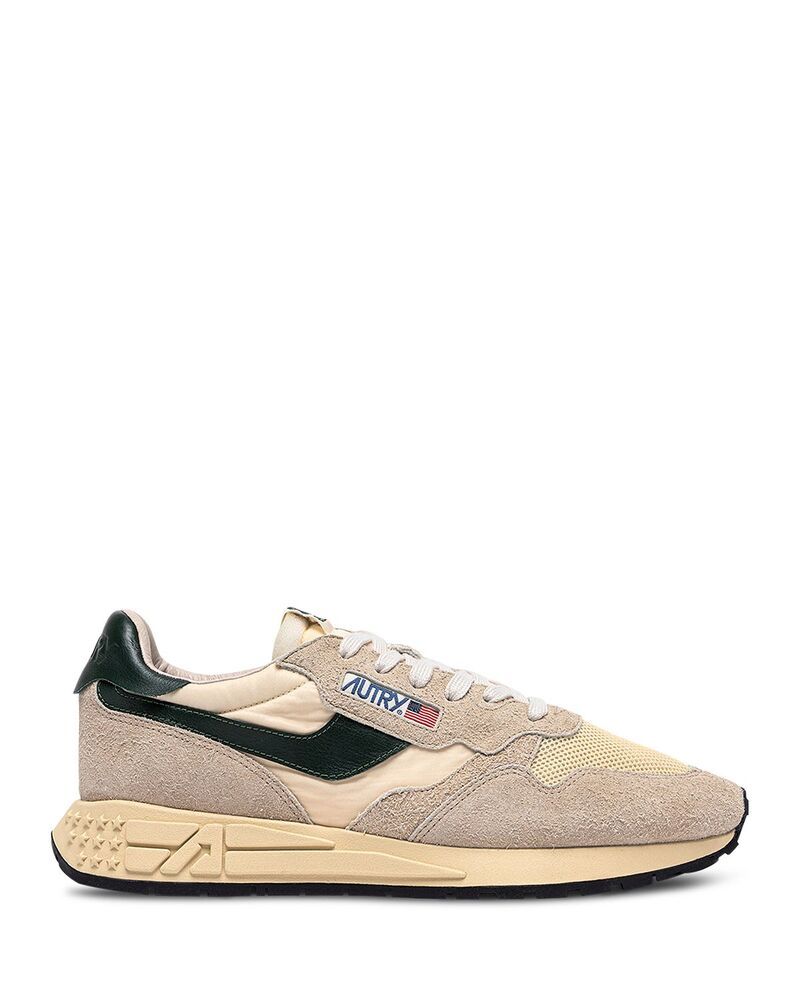 オートリ メンズ シューズ スニーカー Autry Mens Reelwind Low Top Sneakers Beige Black ブラック