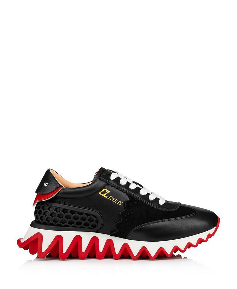 クリスチャン・ルブタン レディース シューズ スニーカー Christian Louboutin Womens Loubishark Running Sneakers Black ブラック 154,900円