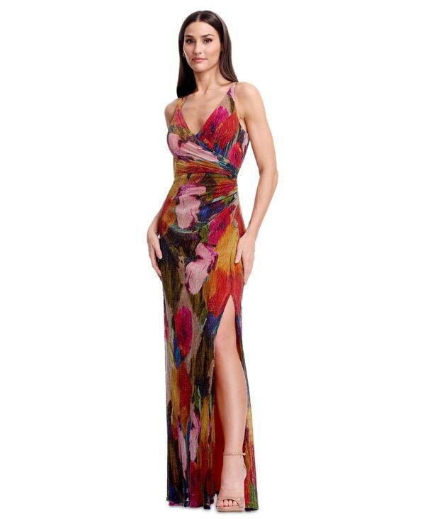 ドレスザポプレーション レディース トップス ワンピース プリント ノースリーブ Dress the Population Womens Printed Sleeveless Mermaid Gown 44,880円
