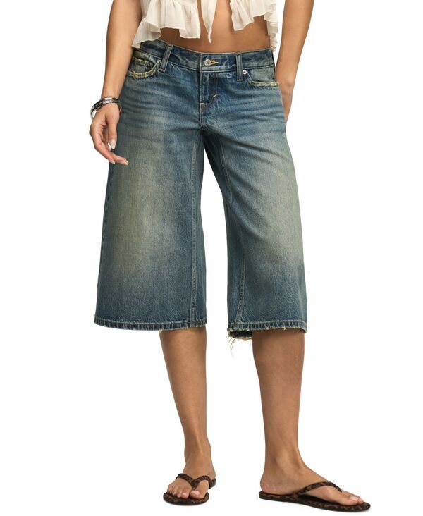 ラッキーブランド レディース ボトムス デニムパンツ クロップド ジーンズ Lucky Brand Womens UltraWide Cropped Culotte Jeans Get Lowash