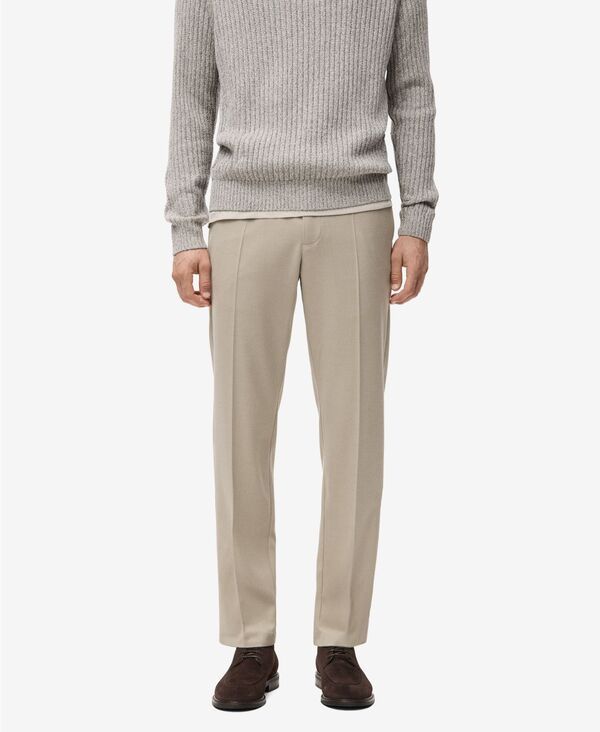 マンゴ メンズ ボトムス カジュアルパンツ MANGO Mens Fluid RegularFit Pantsand サンド 12,766円