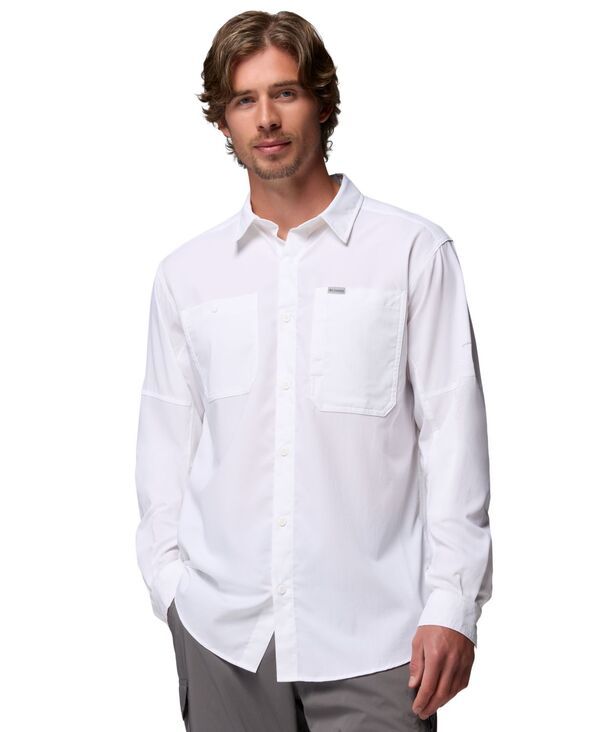 コロンビア メンズ トップス シャツ 長袖 Columbia Mensilveridge Utility II LongSleeve Shirt White ホワイト