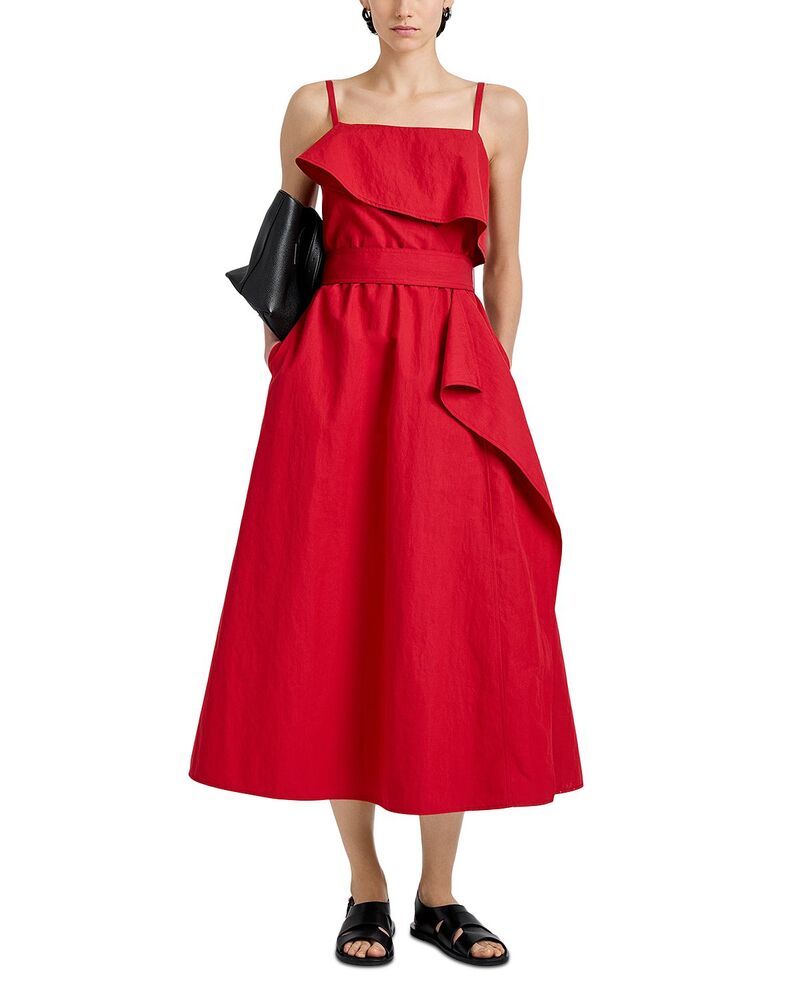 プロエンザ スクーラー レディース トップス ワンピース ミディ Proenza Schouler White Label Reign Midi Dress Brick
